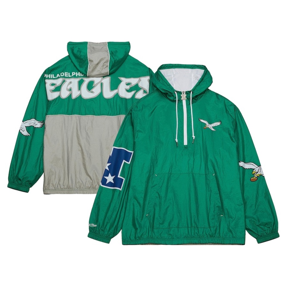 NWT Mitchell & Ness Philadelphia Eagles Windbreaker